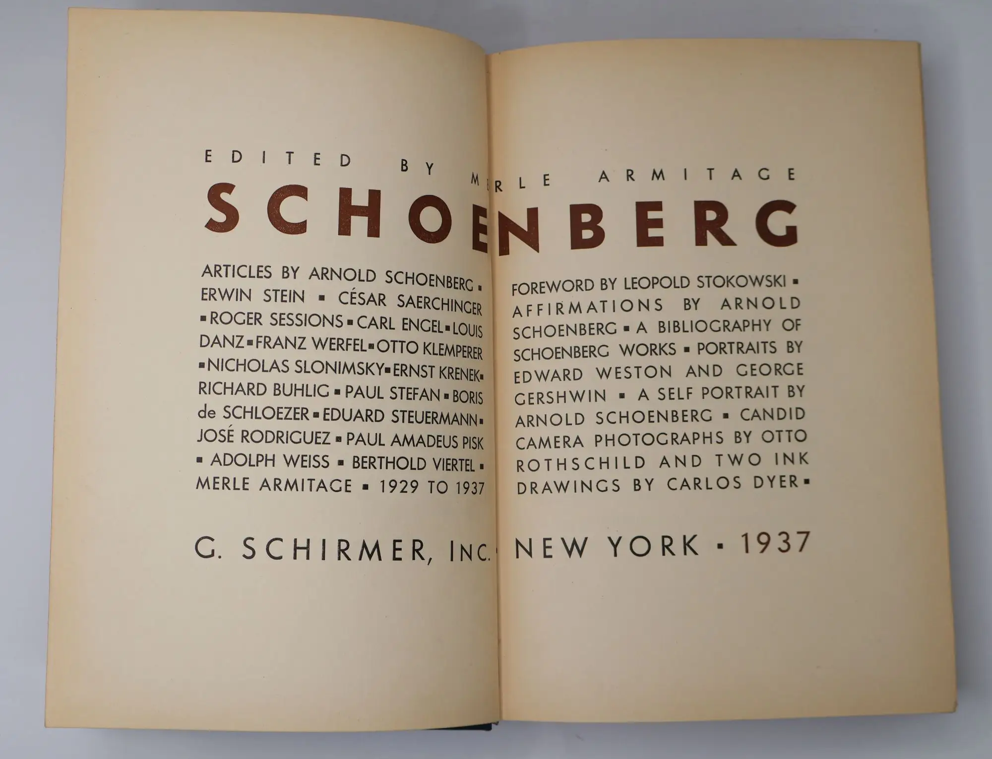 SCHOENBERG